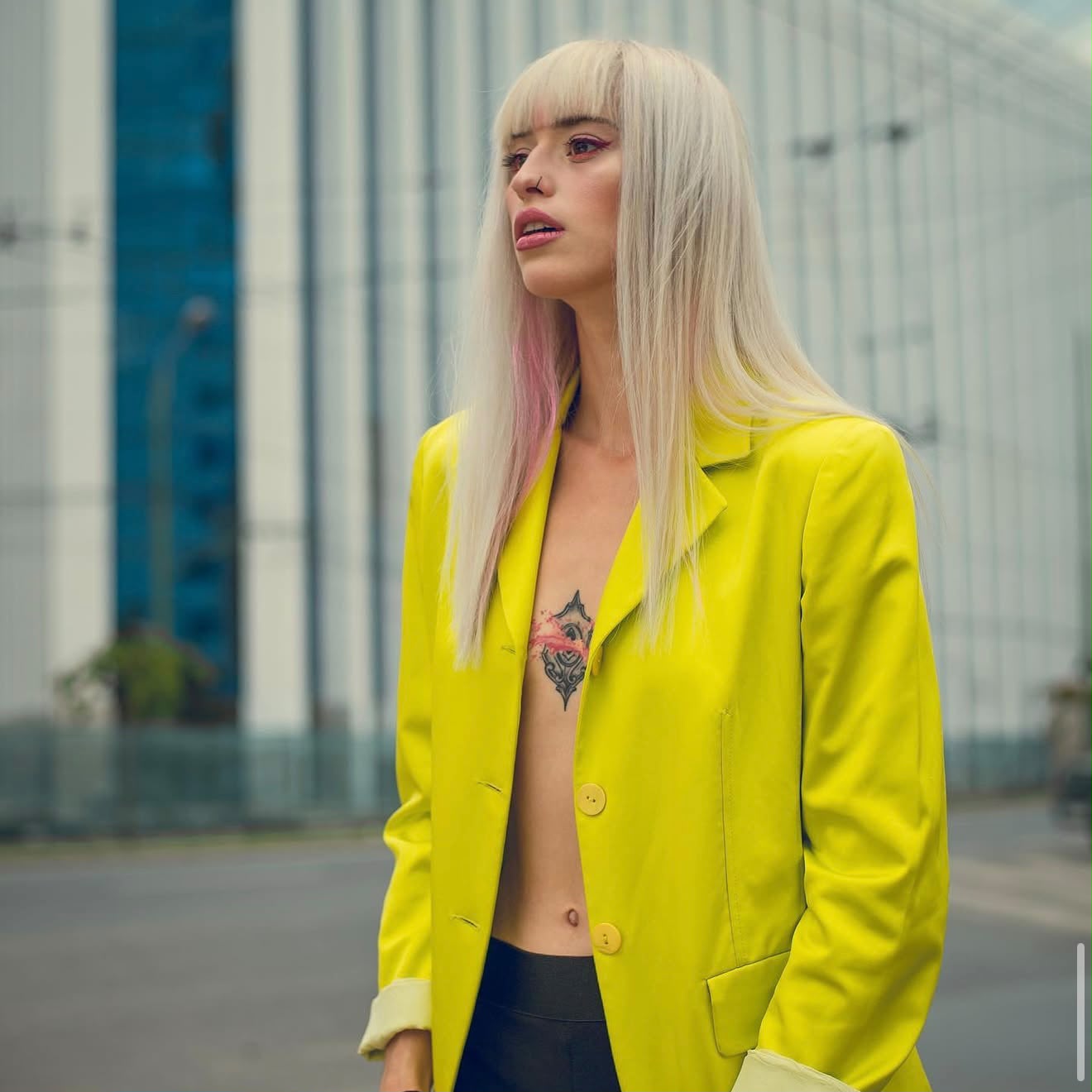 Vopsit blond polar cu breton, salon Hairpond Dumbrăvița, lângă Timișoara